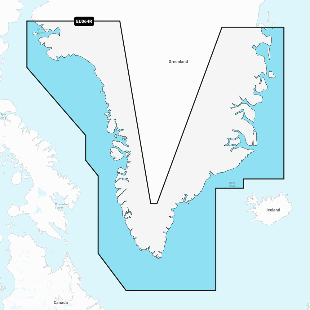 Garmin Navionics Vision+ NVEU064R - Greenland - Marine Chart OutdoorUp