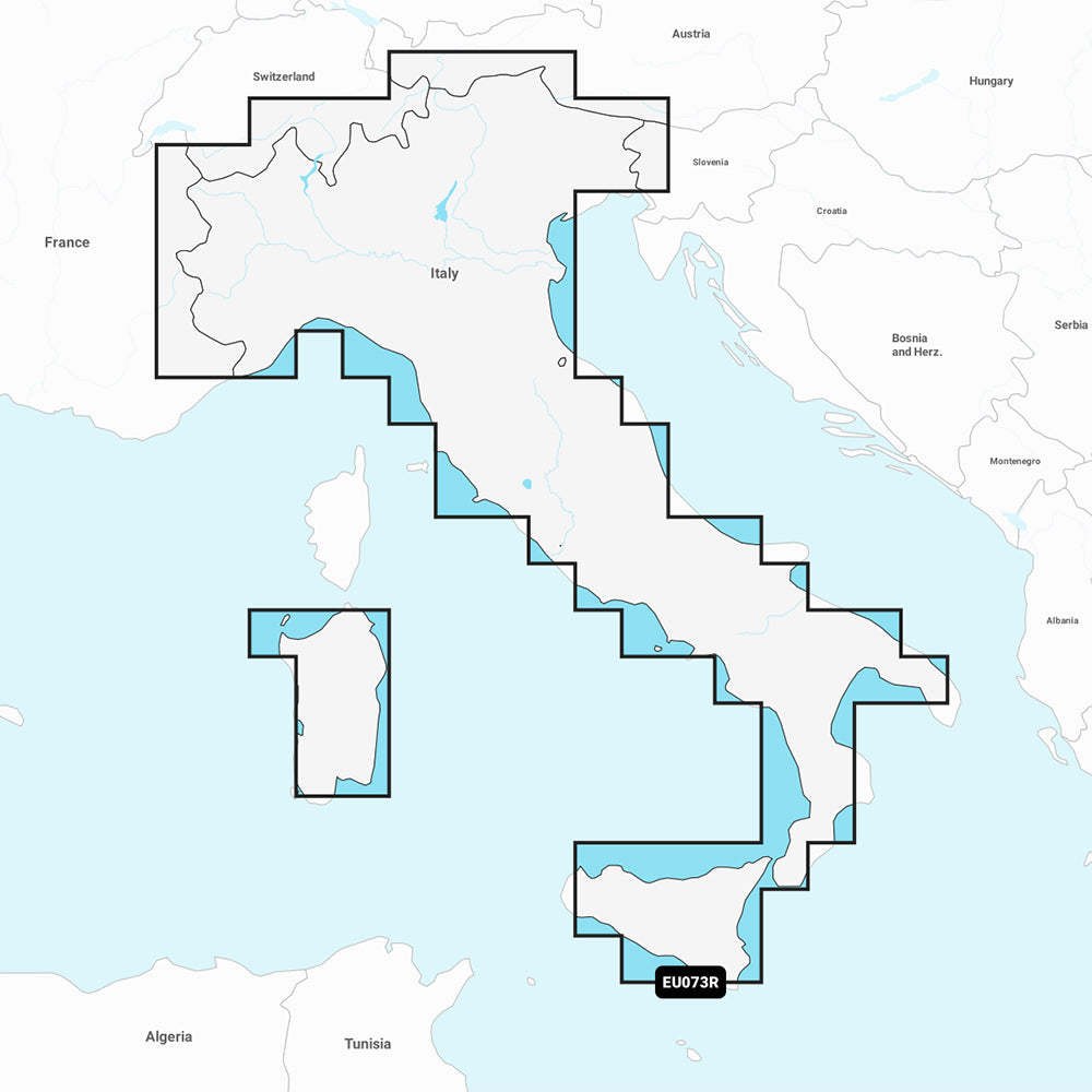 Garmin Navionics Vision+ NVEU073R - Italy, Lakes  Rivers - Marine Chart OutdoorUp