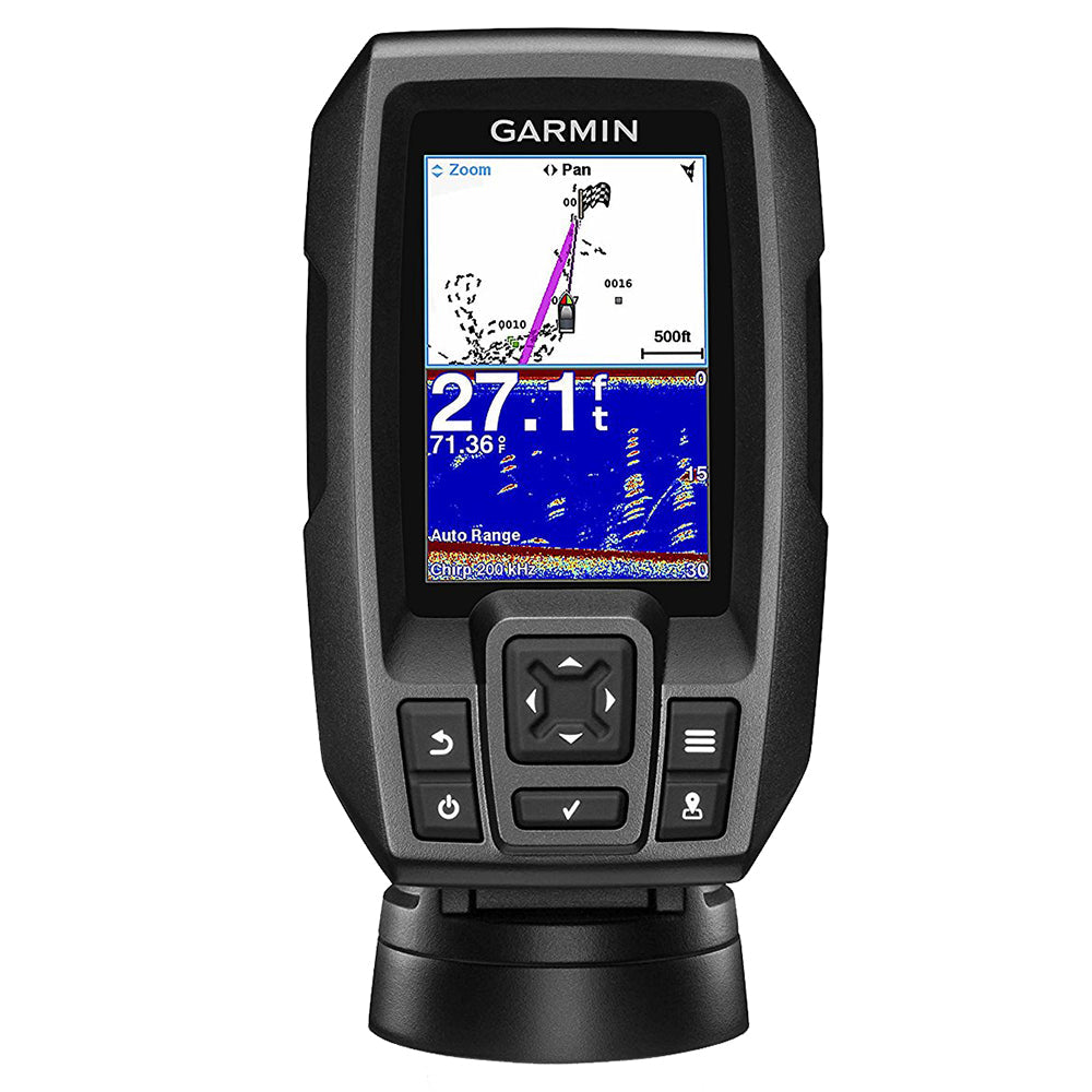 Garmin STRIKER 4 FishFinder w/4-Pin, 77/200kHz TM Transducer OutdoorUp