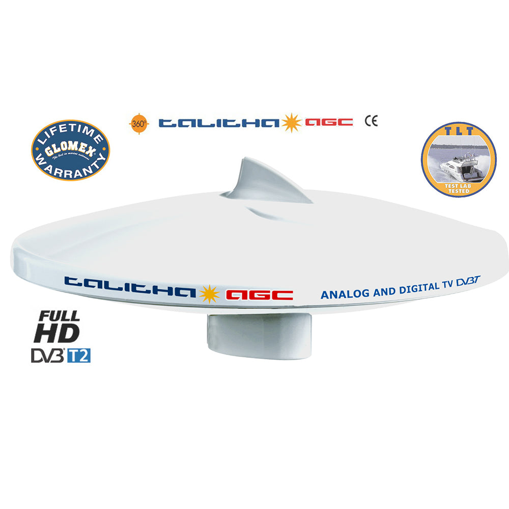 Glomex 10" Omnidirectional TV Antenna w/A/B Switch OutdoorUp