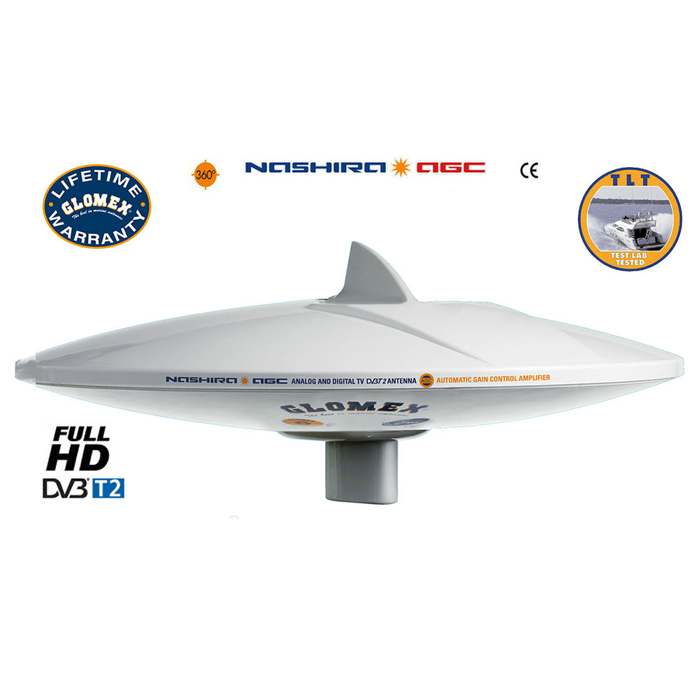 Glomex 14" Omnidirectional TV Antenna w/A/B Switch OutdoorUp