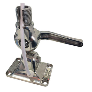 Glomex 4-Way Heavy-Duty Stainless Steel Ratchet Mount OutdoorUp