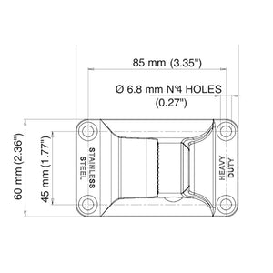 Glomex 4-Way Heavy-Duty Stainless Steel Ratchet Mount OutdoorUp