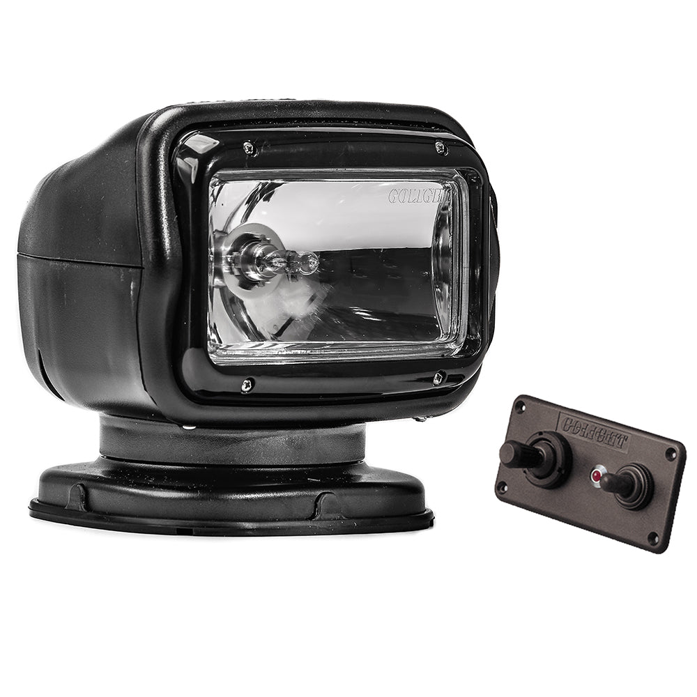 Golight Radioray GT Series Permanent Mount - Black Halogen - Hard Wired Dash Mount Remote OutdoorUp