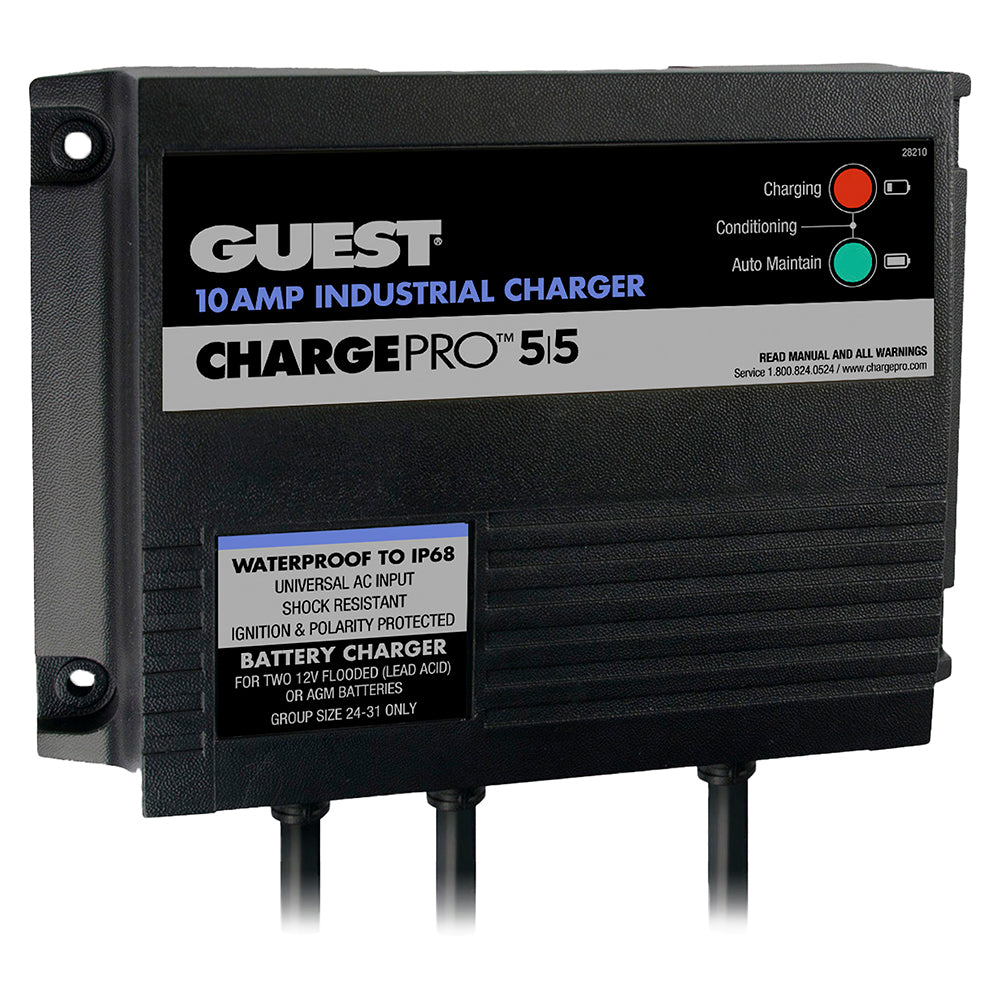 Guest 10AMP - 12/24V 2 Bank 120V Input On-Board Battery Charger OutdoorUp