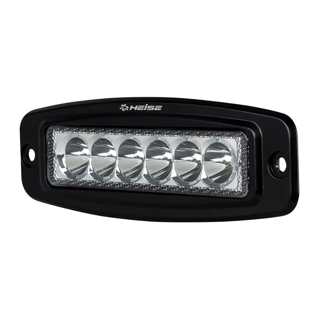 HEISE 6 LED Single Row Driving Light - Flush Mount OutdoorUp