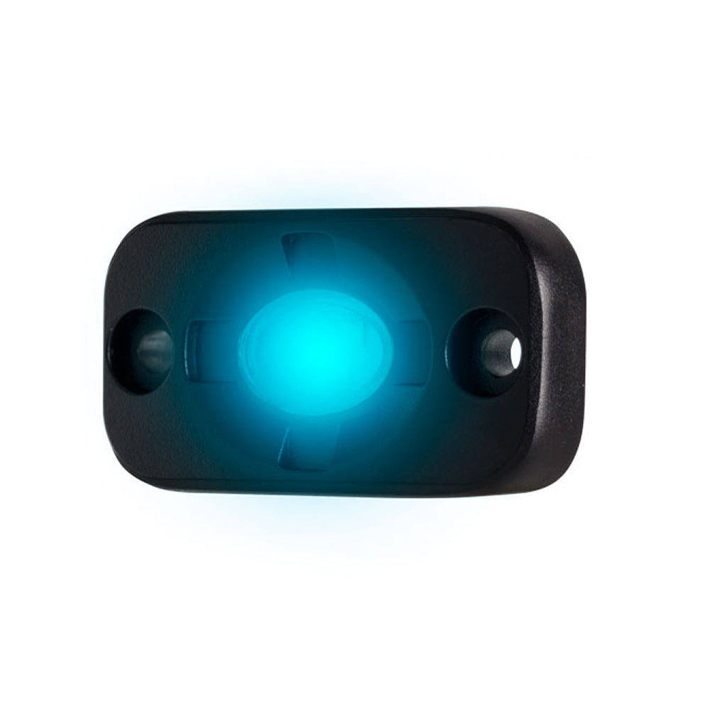 HEISE Auxiliary Accent Lighting Pod - 1.5" x 3" - Black/Blue OutdoorUp