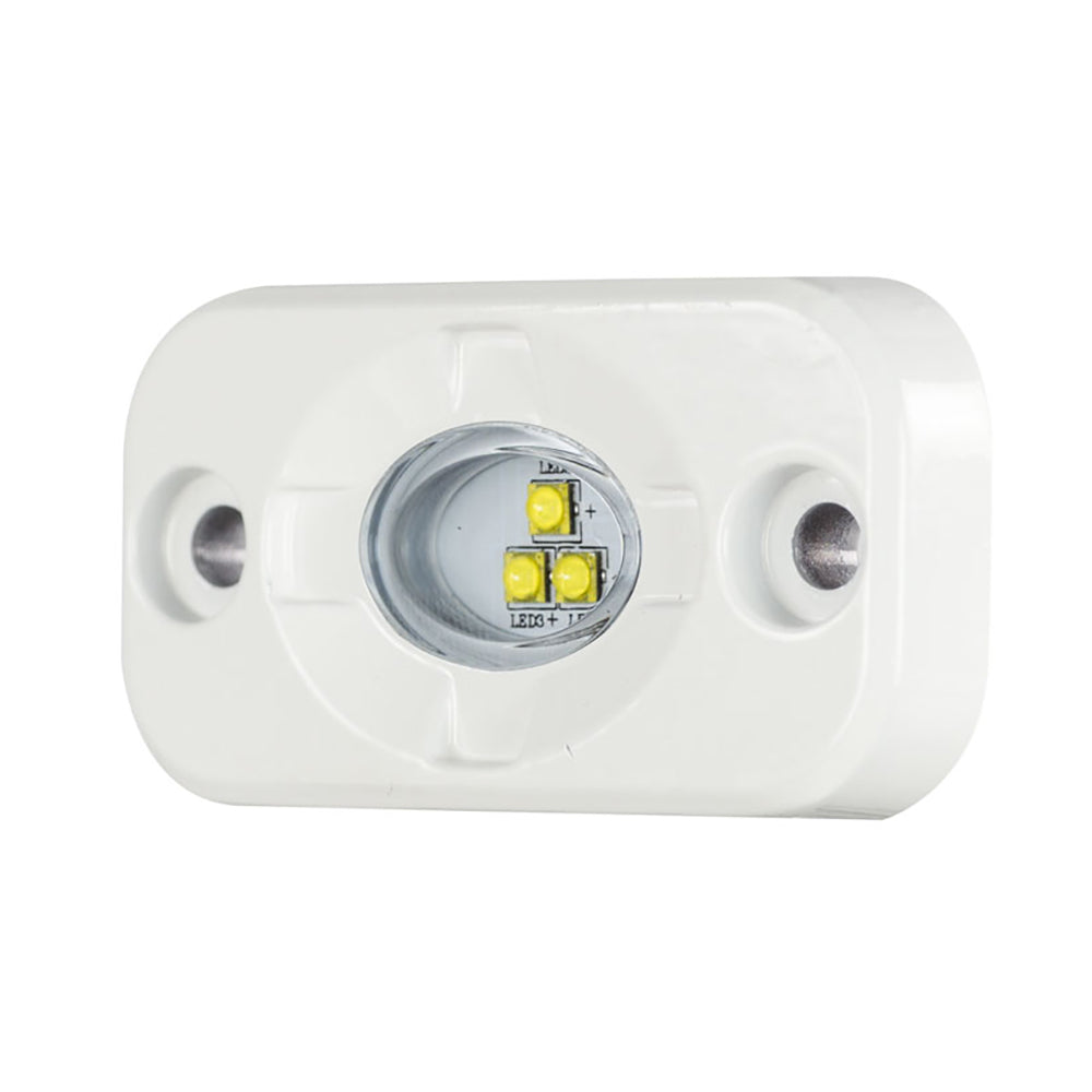 HEISE Marine Auxiliary Accent Lighting Pod - 1.5" x 3" - White/White OutdoorUp