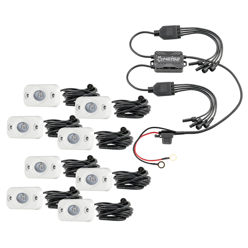 HEISE RGB Accent Light Kit - 8 Pack OutdoorUp