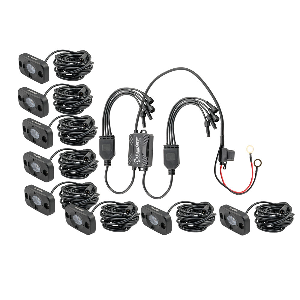 HEISE RGB Accent Lighting Kit - 8 Pack OutdoorUp