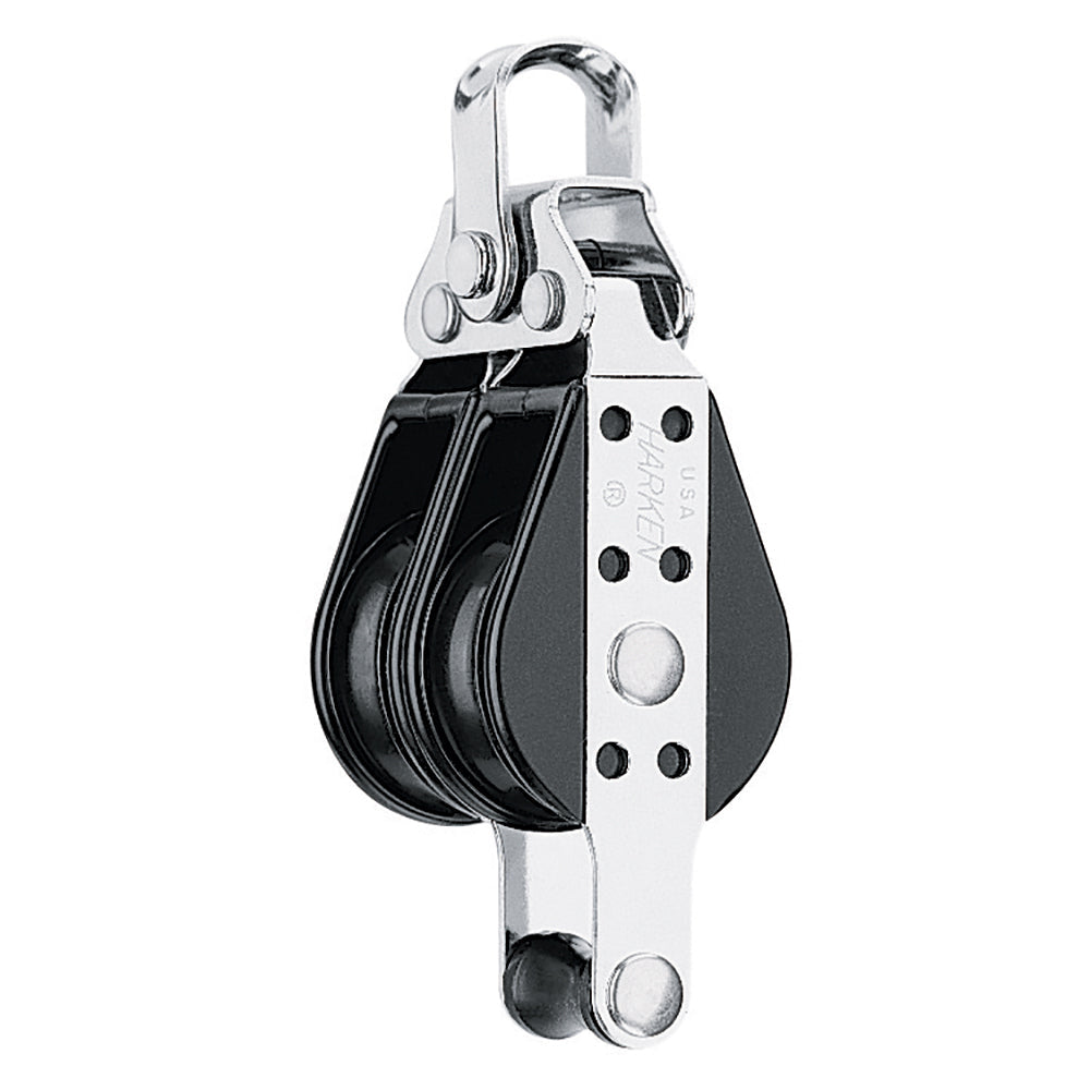 Harken 38mm Double Big Bullet Block w/Becket OutdoorUp