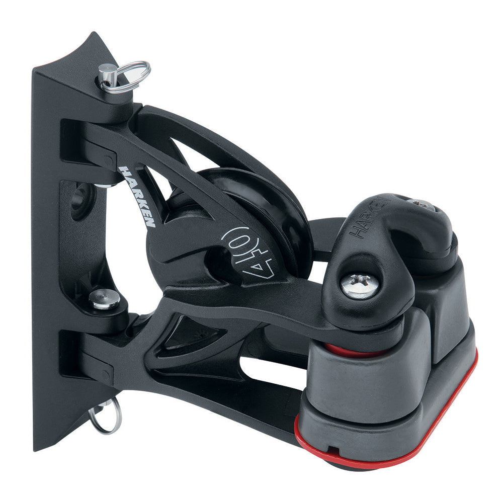 Harken 40mm Carbo Air Pivoting Lead Block w/Aluminum Cam-Matic Cleat OutdoorUp