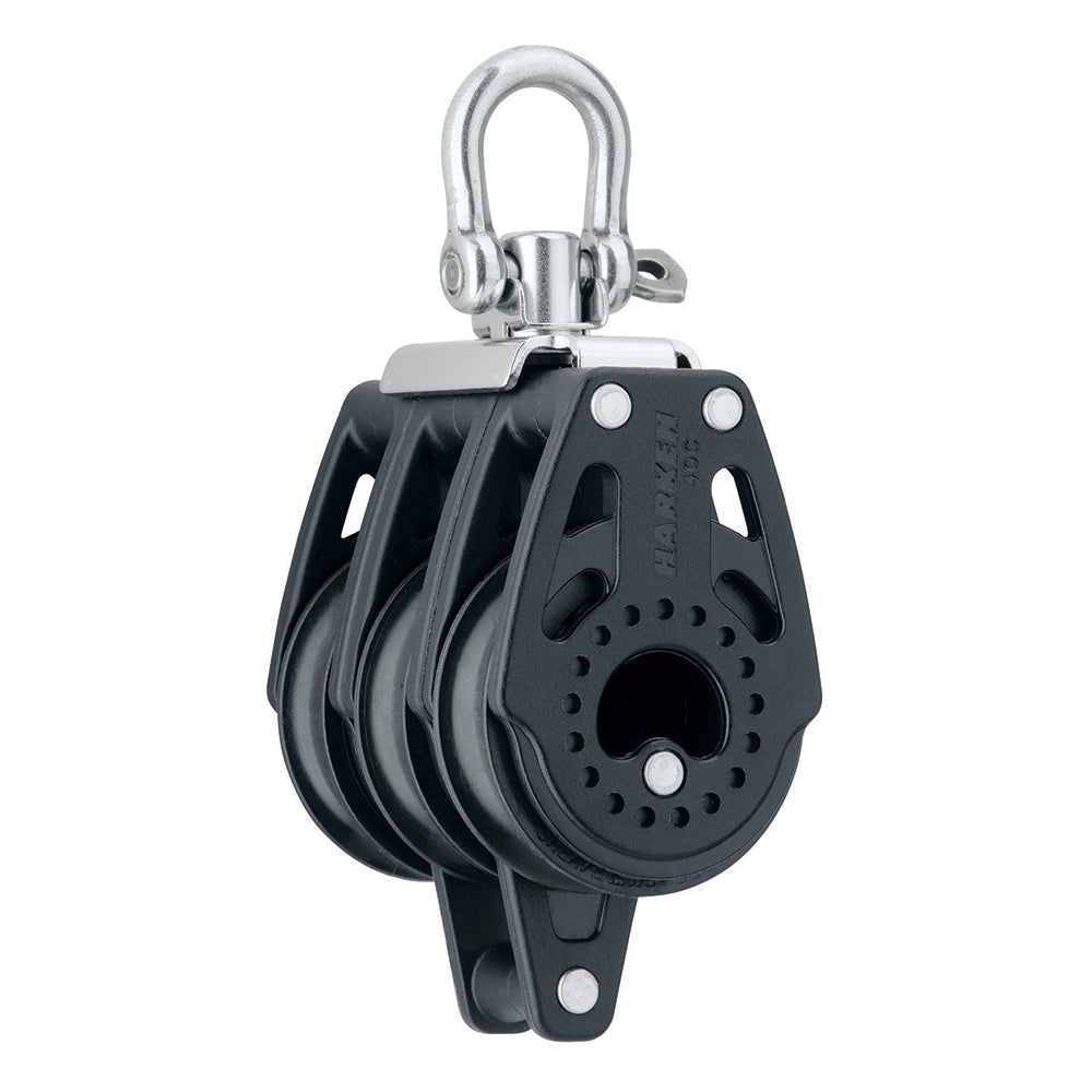 Harken 40mm Carbo Air Triple Swivel Block w/Becket OutdoorUp