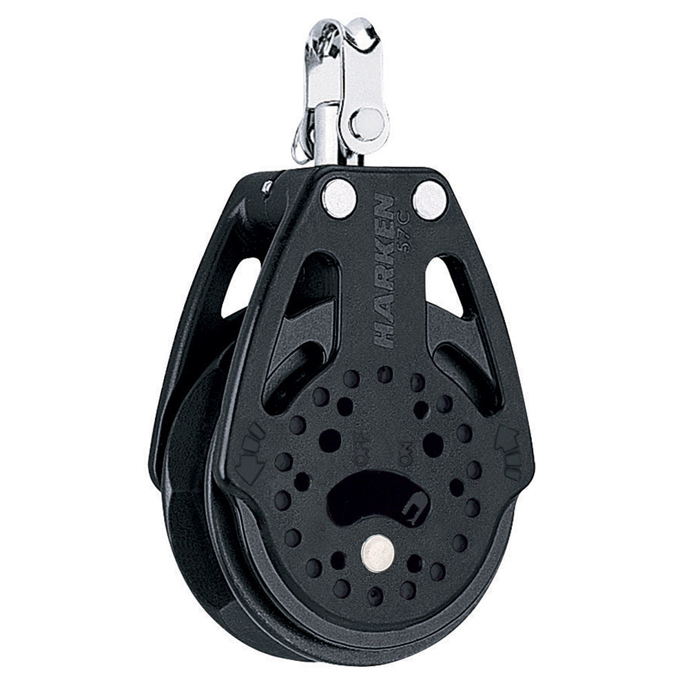 Harken 57mm Carbo Single Ratchet Block w/Swivel OutdoorUp