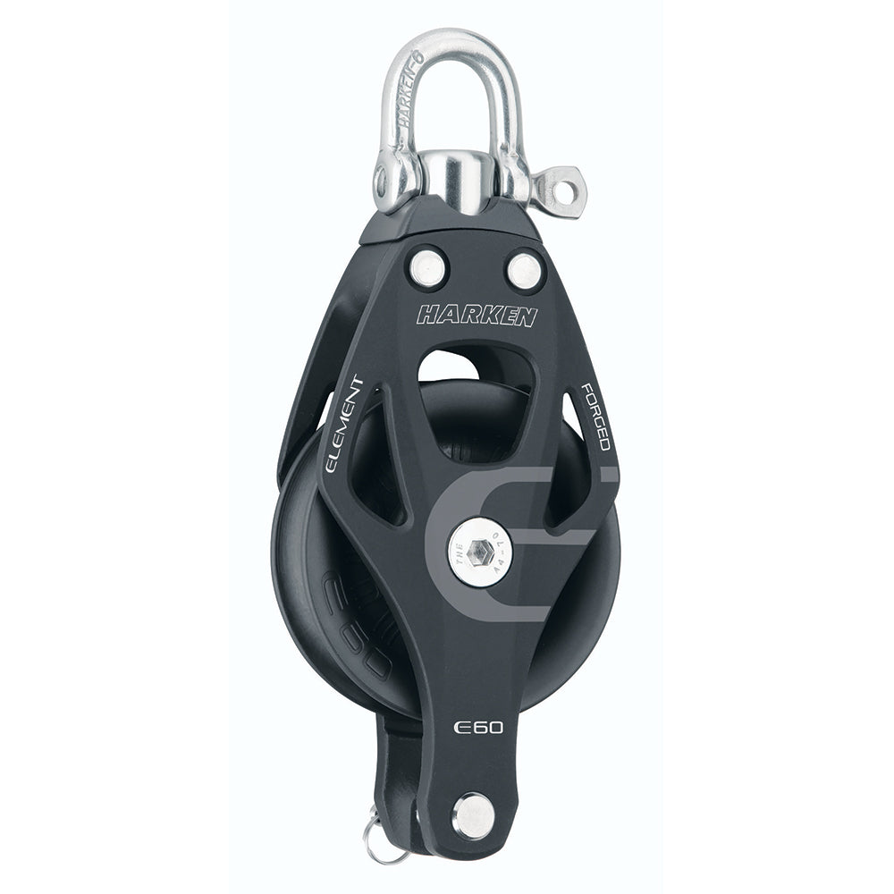 Harken 60mm Single Aluminum Element Block w/Swivel  Becket OutdoorUp