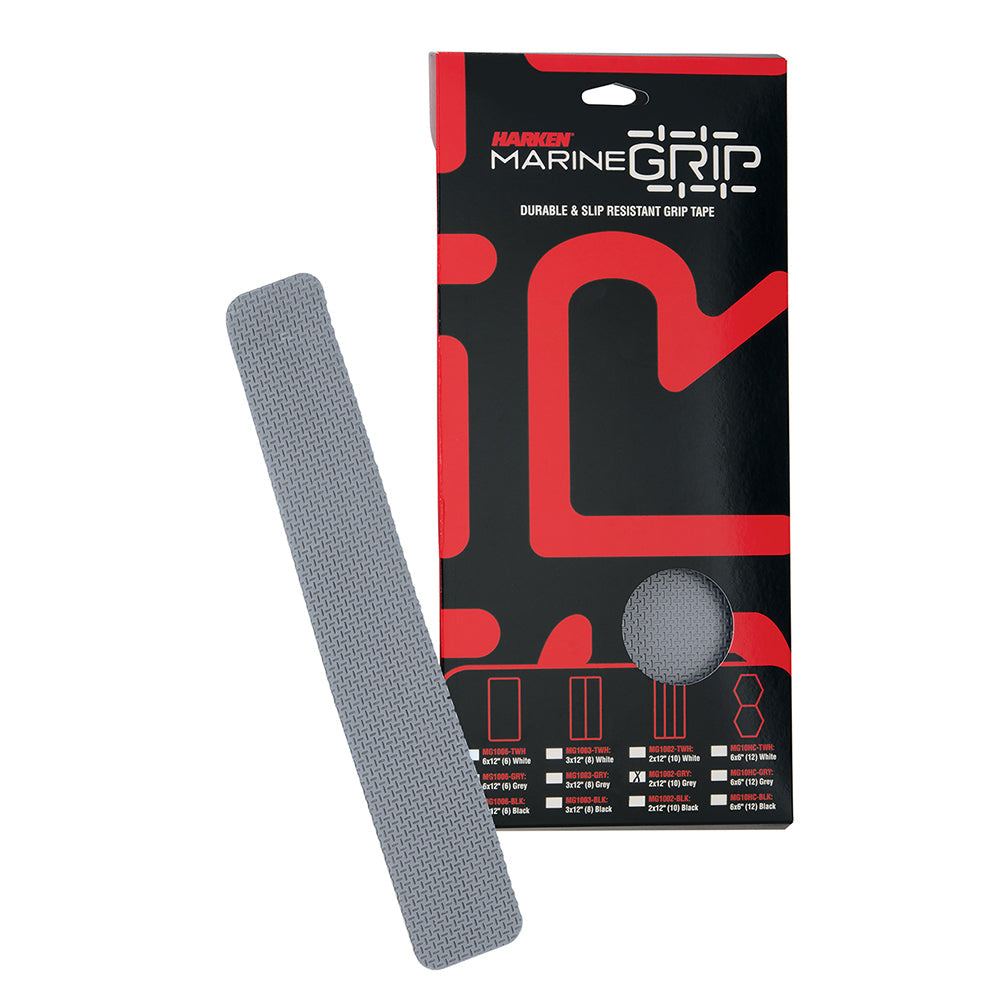 Harken Marine Grip Tape - 2 x 12" - Grey - 10 Pieces OutdoorUp