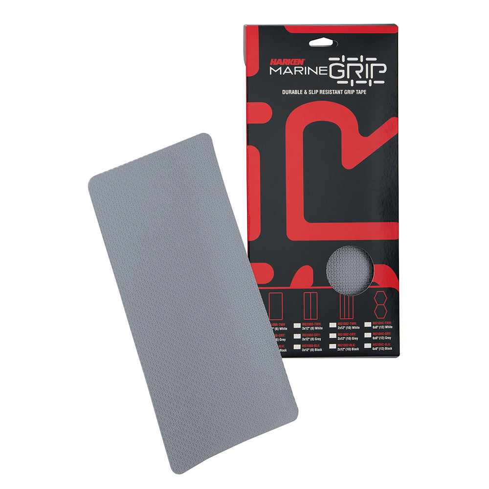 Harken Marine Grip Tape - 6 x 12" - Grey - 6 Pieces OutdoorUp