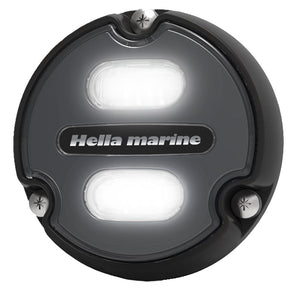Hella Marine Apelo A1 Blue White Underwater Light - 1800 Lumens - Black Housing - Charcoal Lens OutdoorUp