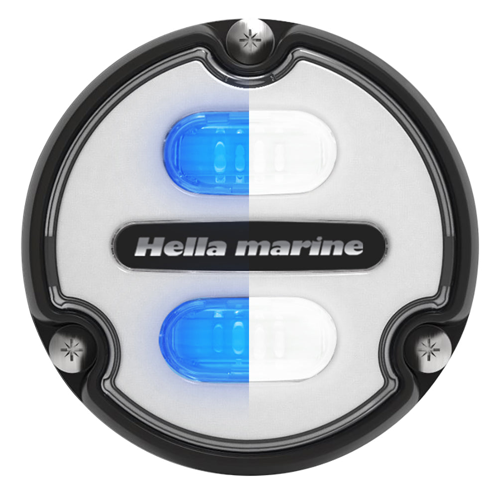 Hella Marine Apelo A1 Blue White Underwater Light - 1800 Lumens - Black Housing - White Lens OutdoorUp