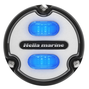 Hella Marine Apelo A1 Blue White Underwater Light - 1800 Lumens - Black Housing - White Lens OutdoorUp