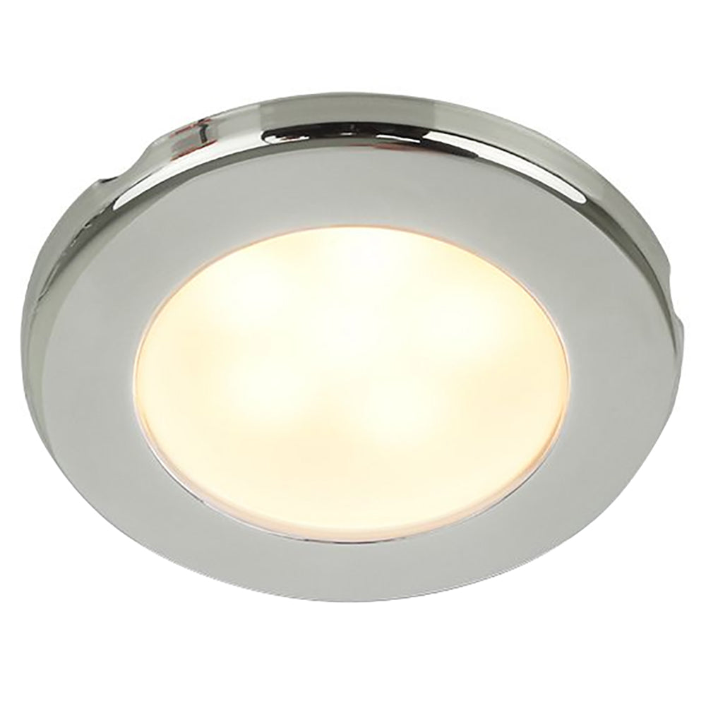 Hella Marine EuroLED 75 3" Round Screw Mount Down Light - Warm White LED - Stainless Steel Rim - 12V OutdoorUp