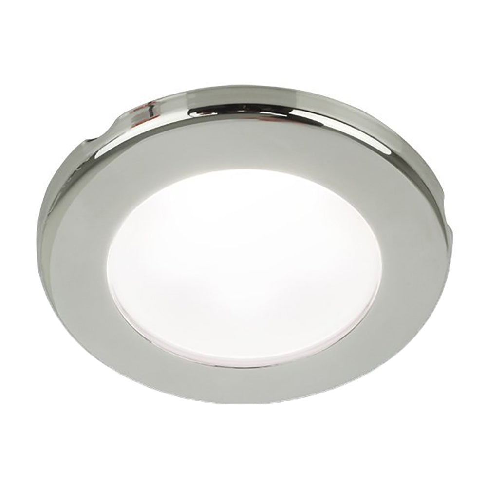 Hella Marine EuroLED 75 3" Round Screw Mount Down Light - White LED - Stainless Steel Rim - 24V OutdoorUp