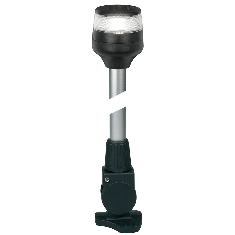 Hella Marine NaviLED 360 Compact All Round Lamp - 2nm - 40" Fold Down Base - Black OutdoorUp