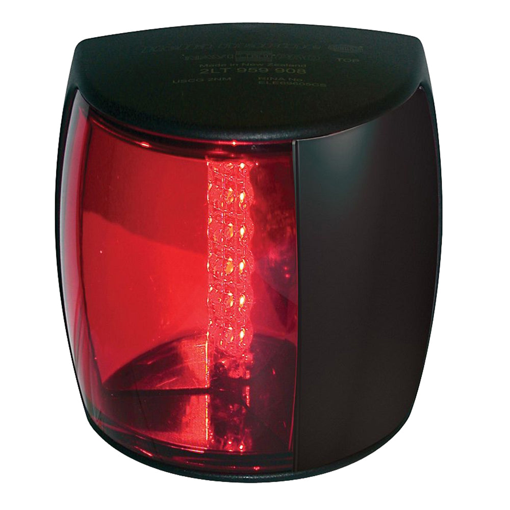 Hella Marine NaviLED PRO Port Navigation Lamp - 2nm - Red Lens/Black Housing OutdoorUp