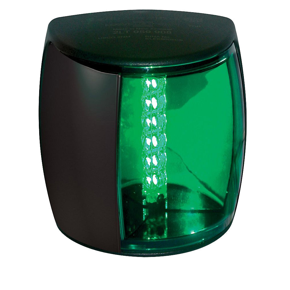 Hella Marine NaviLED PRO Starboard Navigation Lamp - 2nm - Green Lens/Black Housing OutdoorUp