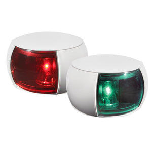 Hella Marine NaviLED Port & Starboard Pair - 2nm - Colored Lens/White Housing OutdoorUp