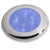 Hella Marine Polished Stainless Steel Rim LED Courtesy Lamp - Blue OutdoorUp