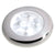 Hella Marine Slim Line LED 'Enhanced Brightness' Round Courtesy Lamp - White LED - Stainless Steel Bezel - 12V OutdoorUp