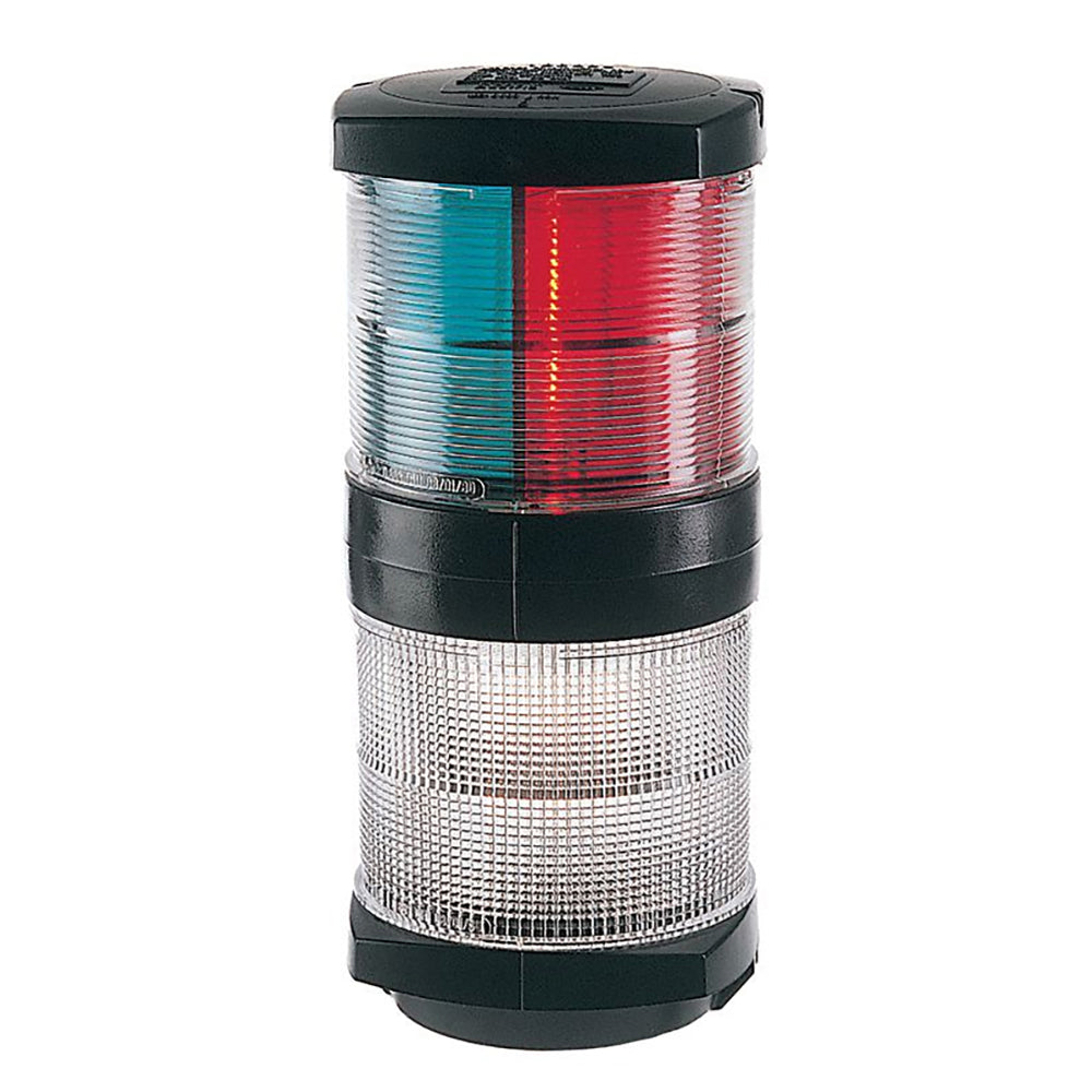Hella Marine Tri-Color Navigation Light/Anchor Navigation Lamp- Incandescent - 2nm - Black Housing - 12V OutdoorUp