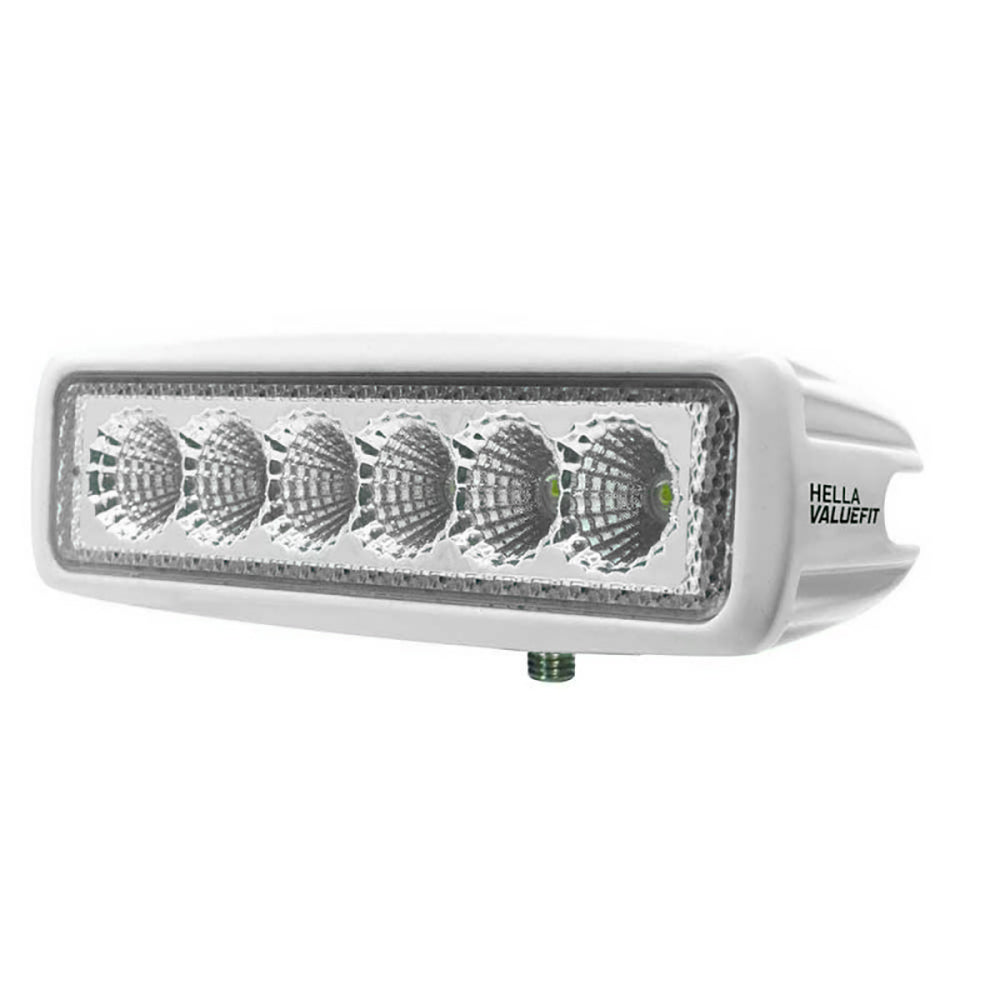 Hella Marine Value Fit Mini 6 LED Flood Light Bar - White OutdoorUp