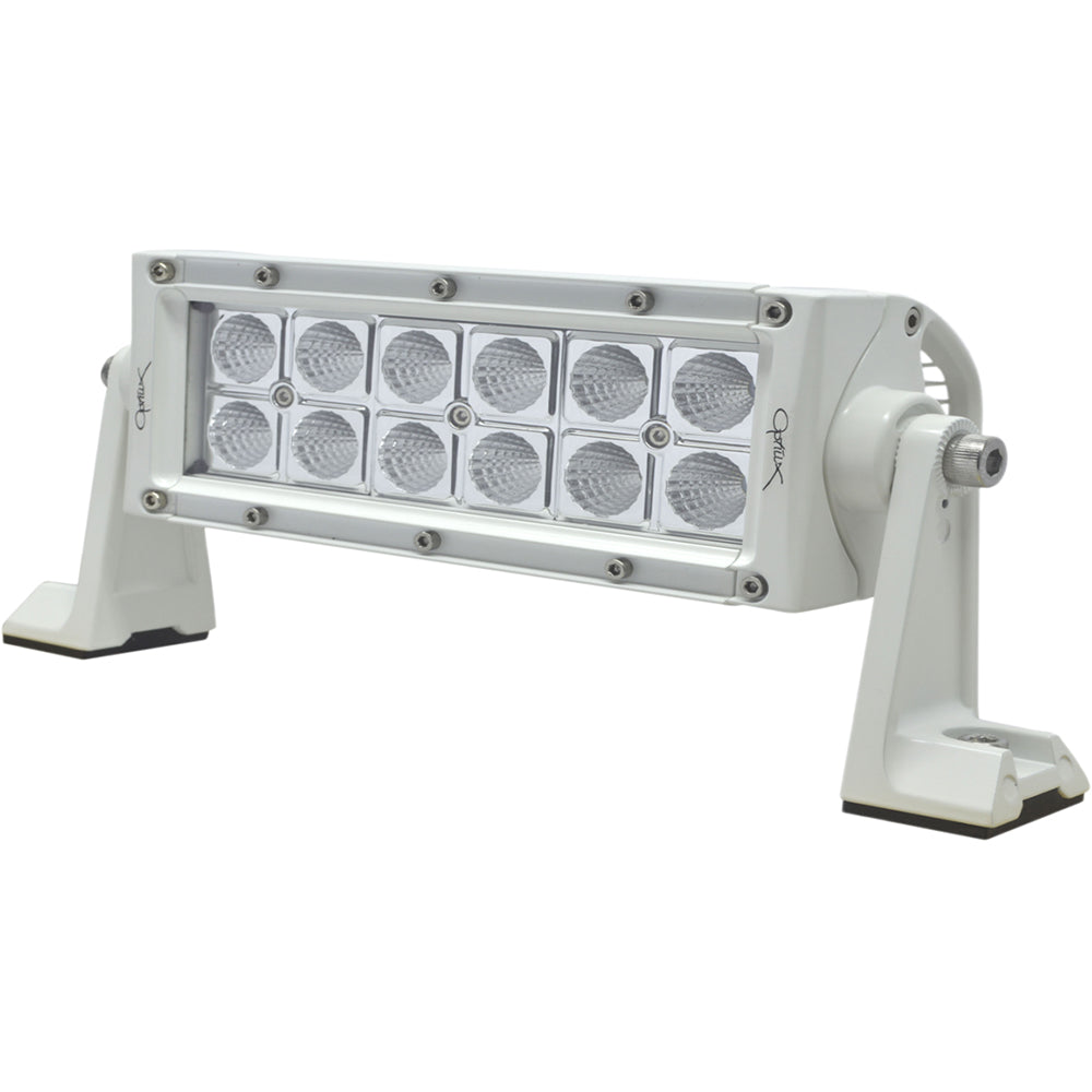 Hella Marine Value Fit Sport Series 12 LED Flood Light Bar - 8" - White OutdoorUp
