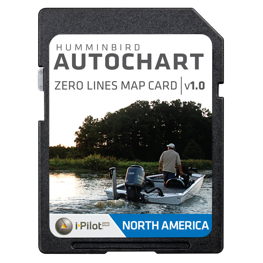 Humminbird AutoChart Zero Lines Map Card OutdoorUp