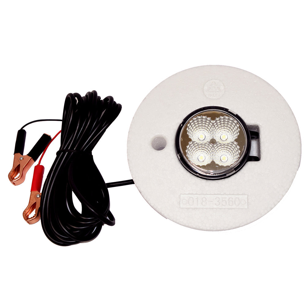 Hydro Glow FFL12 Floating Fish Light w/20 Cord - LED - 12W - 12V - White OutdoorUp