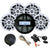 Infinity MPK90 Package w/4 White INF622 Speakers, PRV90 Cover, USB Adapter  Antenna OutdoorUp