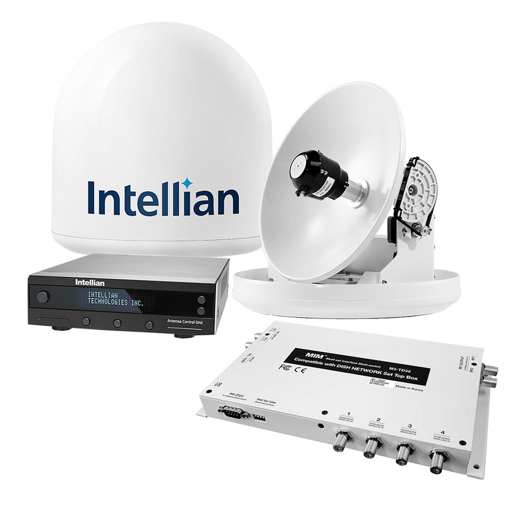 Intellian i2 US System w/DISH/Bell MIM-2 (w/3M RG6 Cable)  15M RG6 Cable OutdoorUp