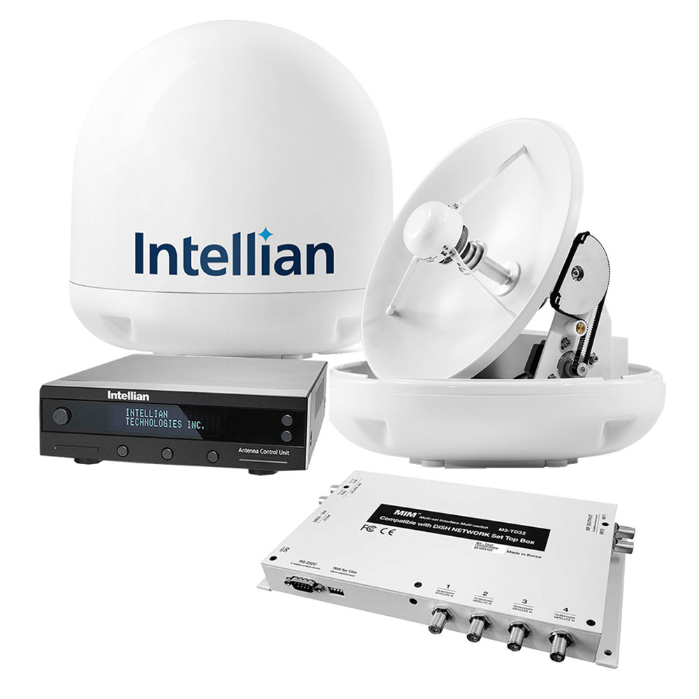 Intellian i3 US System w/DISH/Bell MIM-2 (w/3M RG6 Cable)  15M RG6 Cable OutdoorUp