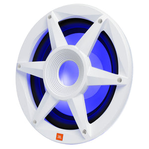 JBL 10" Marine RGB Passive Subwoofer - White Stadium Series OutdoorUp