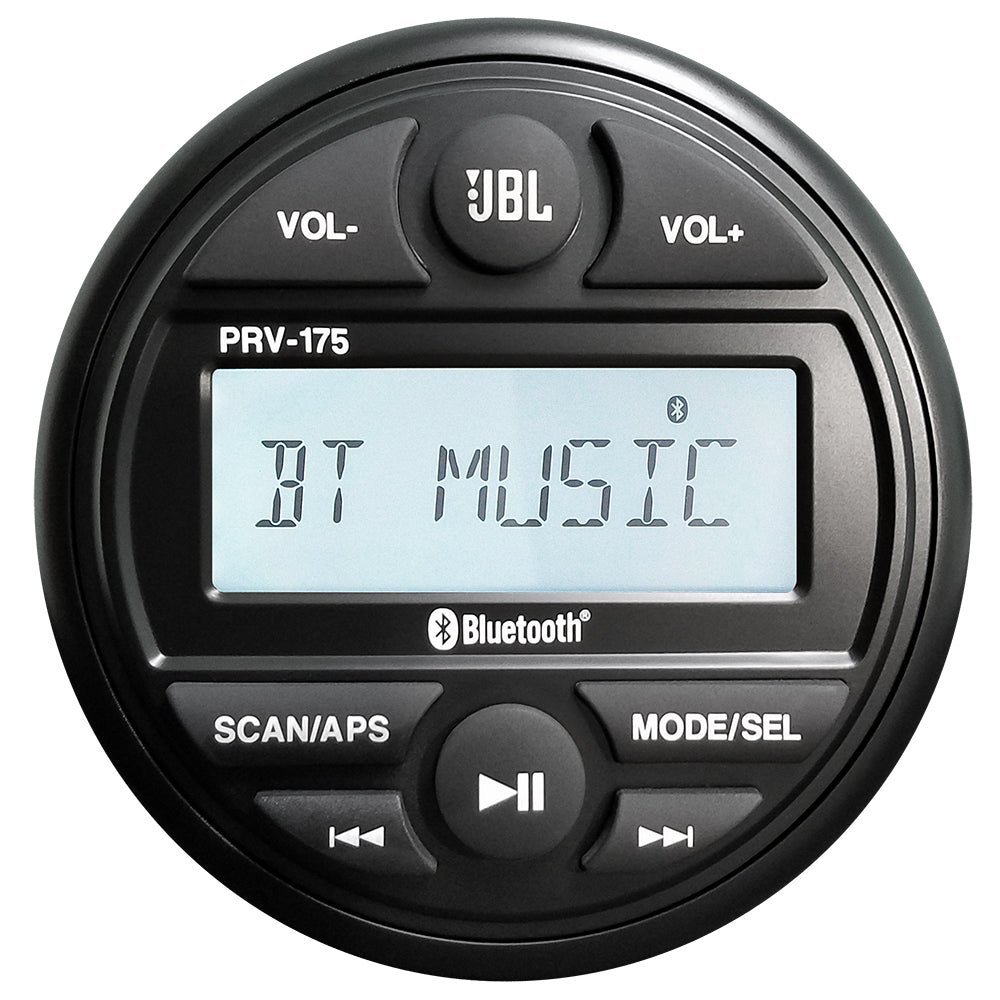 JBL PRV 175 AM/FM/USB/Bluetooth Gauge Style Stereo OutdoorUp