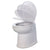 Jabsco Deluxe Flush 14" Straight Back 24V Freshwater Electric Marine Toilet w/Solenoid Valve  Soft Close Lid OutdoorUp