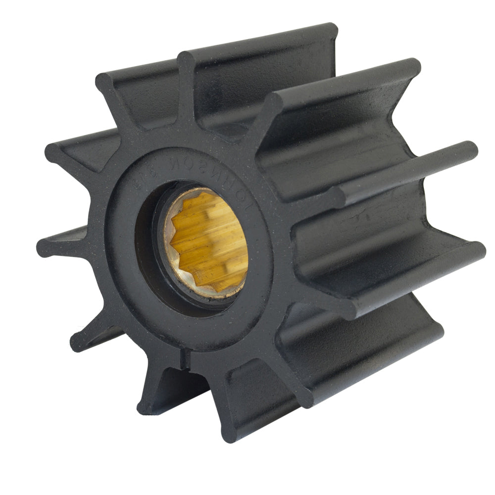 Jabsco Impeller Kit - 12 Blade - Neoprene - 3-" Diameter - Brass Insert - Spline Drive OutdoorUp