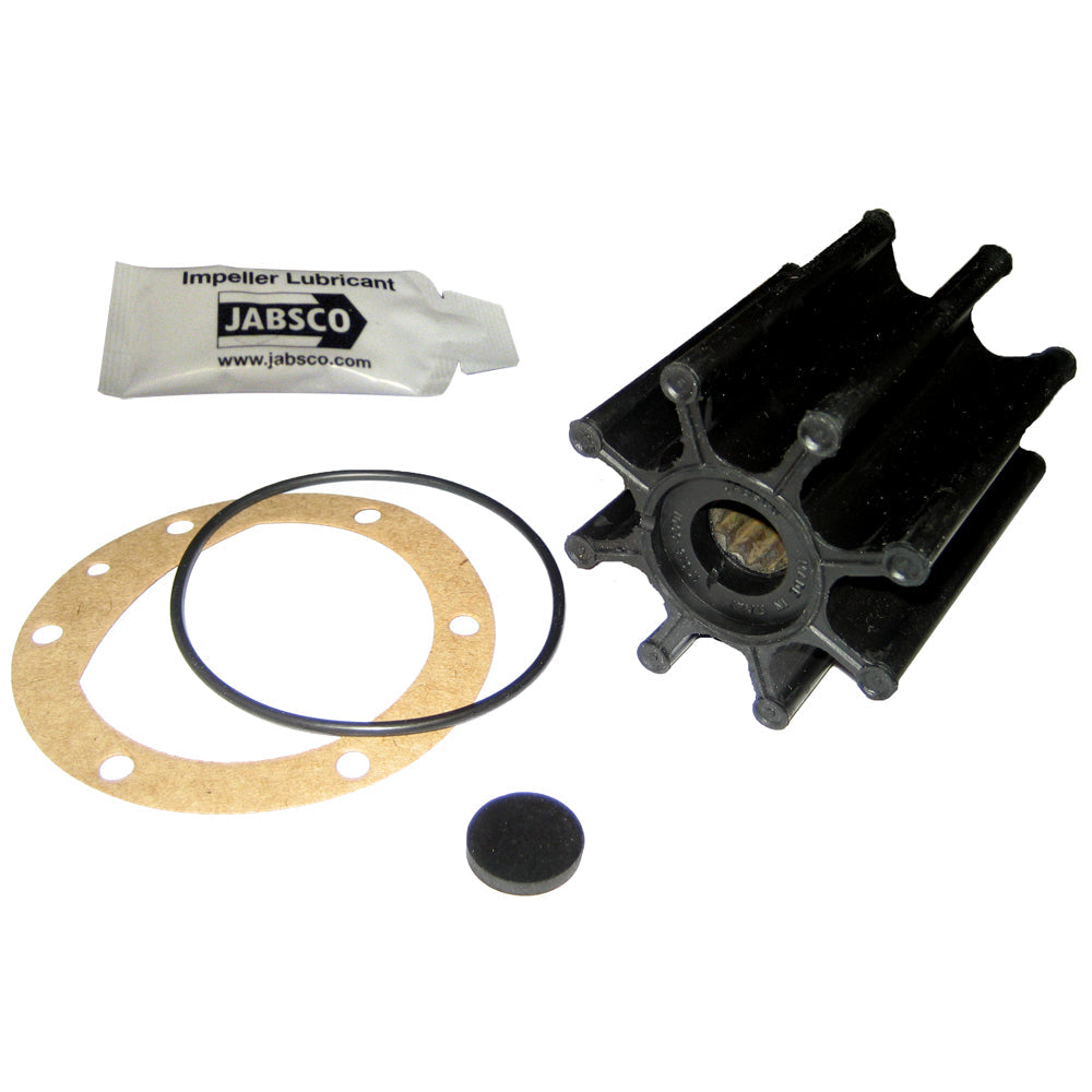 Jabsco Impeller Kit - 8 Blade - Neoprene - 2-9/16" Diameter x 3" W, 5/8" Shaft Diameter OutdoorUp