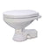 Jabsco Quiet Flush Freshwater Toilet - Regular Bowl - 24V OutdoorUp