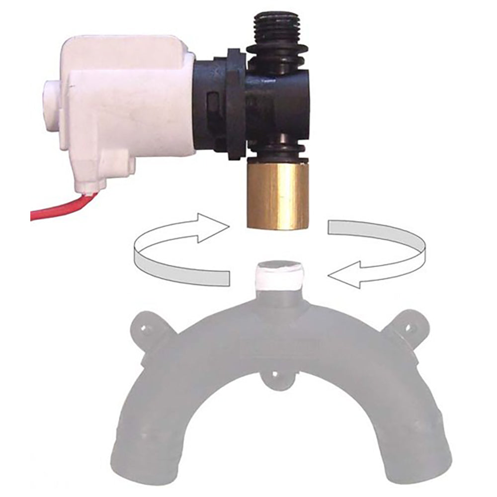 Jabsco Vented Loop Solenoid Valve f/37010 Series Toilet OutdoorUp