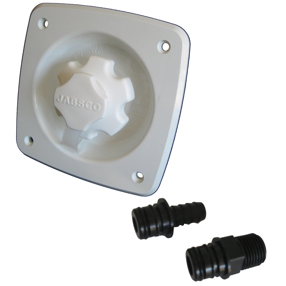 Jabsco Water Pressure Regulator - Flush Mount - White OutdoorUp