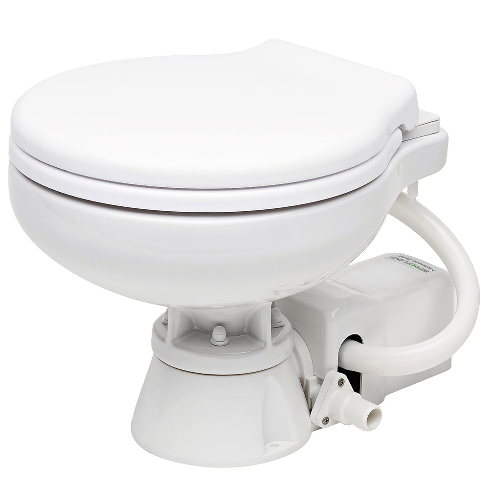 Johnson Pump AquaT Electric Marine Toilet - Super Compact - 12V OutdoorUp