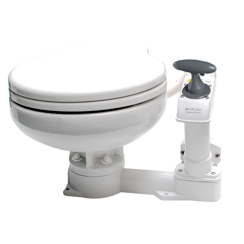 Johnson Pump AquaT Manual Marine Toilet - Super Compact OutdoorUp